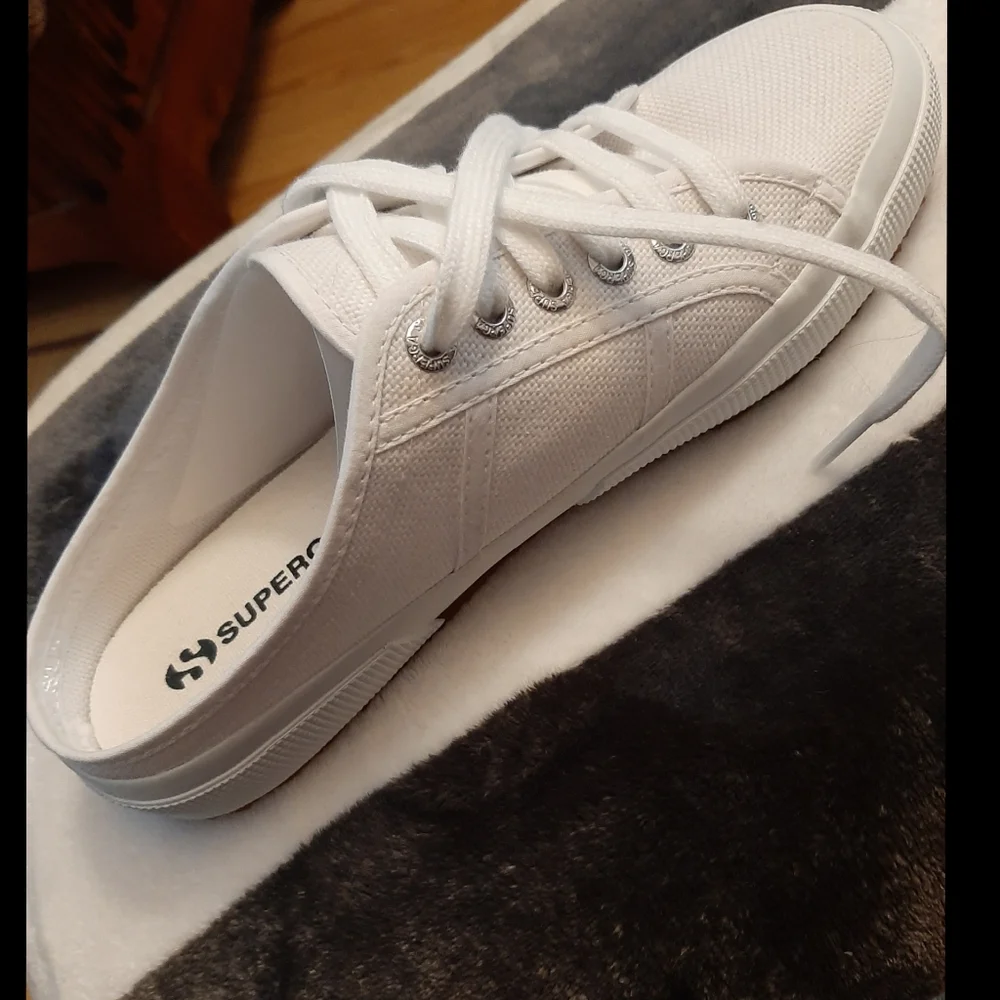 NWT Superga Slide Sneakers Size 7 Ladies - Picture 4 of 8